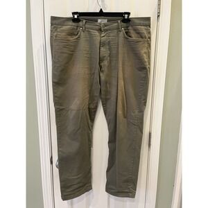 Hickey Freeman‎ Men's 40x30 Sage Green Stretch Cotton Chino Distressed